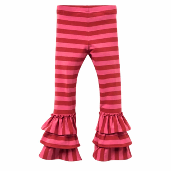 Sz 4 Matilda Jane Earn Your Stripes Benny Ruffle Pants - Picture 1 of 5